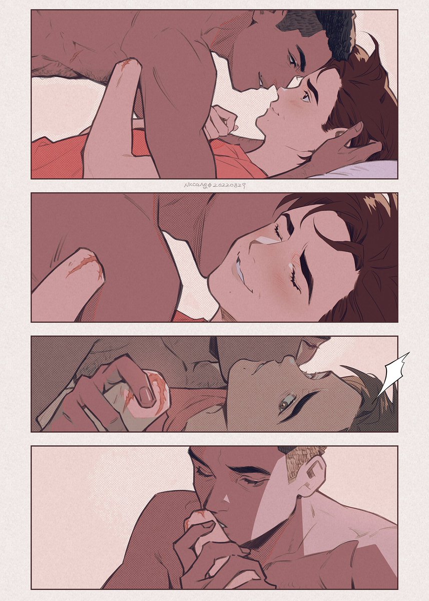 nicca11y's tweet photo. #thequarryfanart  #dylanlenivy #ryanerzahler #rylan just wanna draw Ryan kissing Dylan's left wrist. https://t.co/4FAD1e7Bae