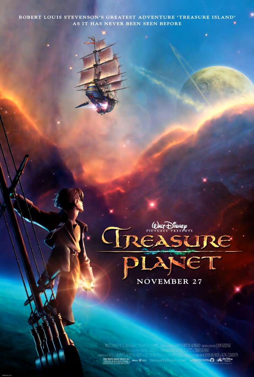 I'll never understand how a film as creative as Treasure Planet isn't talked about more. IMO it's one of the greatest animated films ever