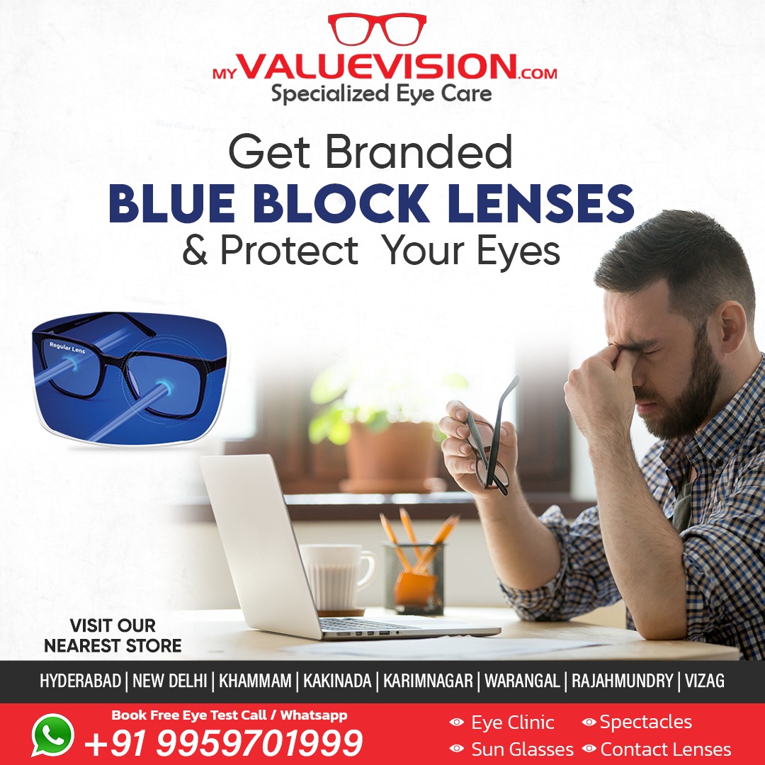 valuevisionhyd's tweet photo. Get Branded Blue Block Lenses &amp; Protect Your Eyes.

VISIT OUR NEAREST STORE
🌐https://t.co/1CkrpUtQ5s
📞Contact: 9959701999

#myvaluevision #onlineopticalstore #opticalstore
#eyegalsses #eyewear #sunglasses #contactlenses #spectacles #spectaclesonline https://t.co/GR3GNCM9aD