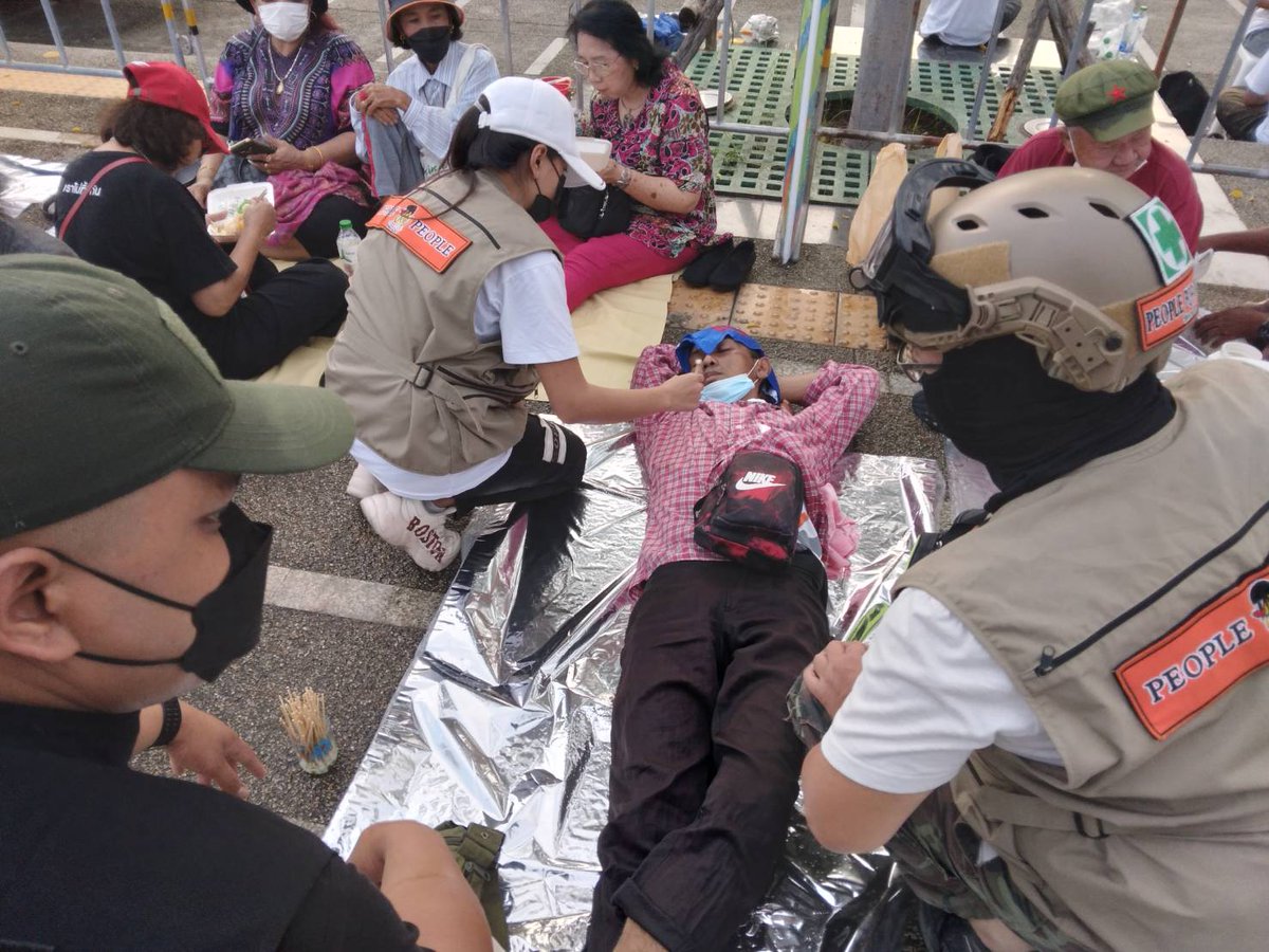 FIRST AID in PROTEST Organization tweet media