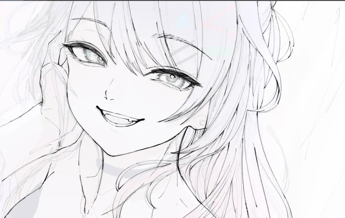 えぇ顔描けたと思っている 