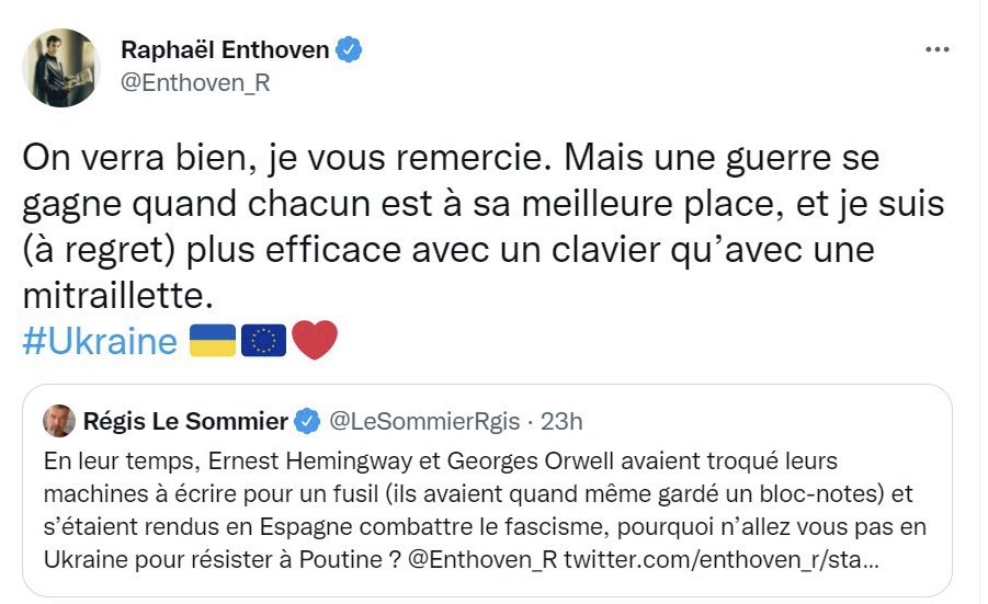 idrissaberkane's tweet photo. « Une société qui sépare les intellectuels des guerriers aura des penseurs lâches et des guerriers imbéciles. »

—Thucydides https://t.co/8n8Lxw4MAZ