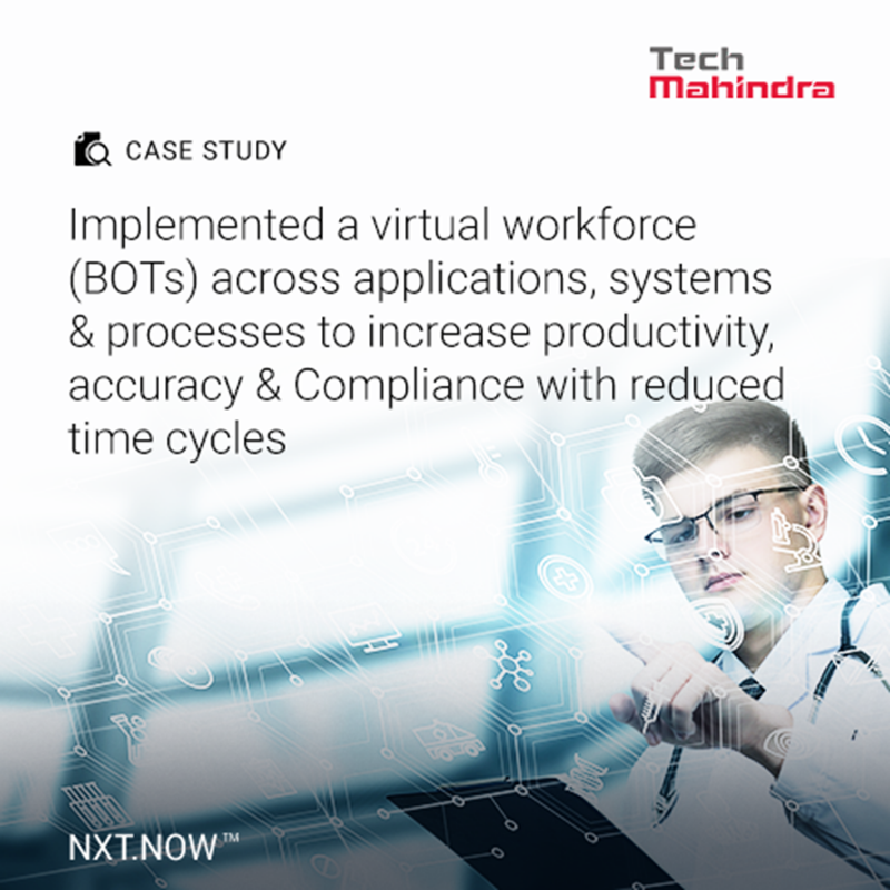 tech_mahindra's tweet photo. We empowered a leading ANZ telco brand to deliver a seamless customer experience by using the #DigitalWorkforce perfectly.
More - https://t.co/BjMH73tOoW
#NxtNow #CustomerExperience #RoboticProcessAutomation #TechMInAPJI