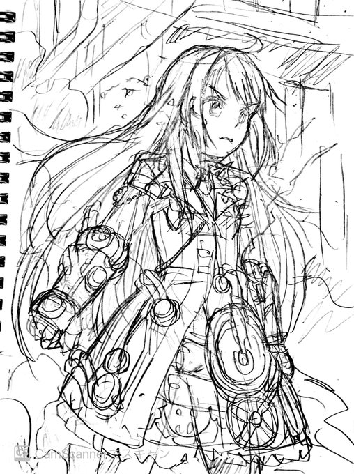 ファイナル首席蒸貴官ユカ様のイメージラフ 