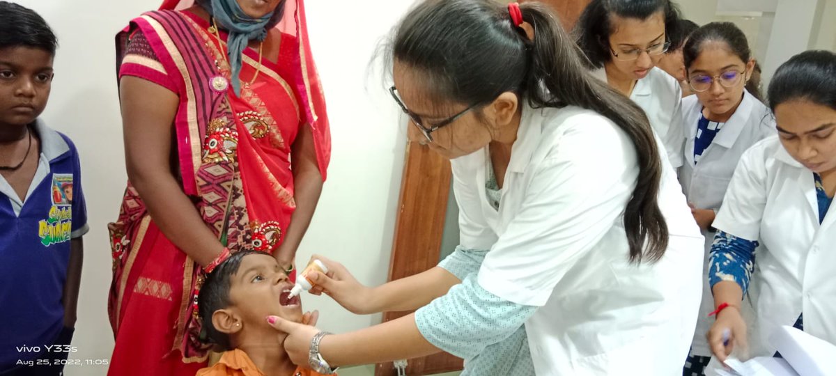 mriasofficial's tweet photo. Kaumarbhritya Department of MRIAS organized a Suvarnaprashan Camp in our premises where 56 kids took the shot of immunity.

We conduct this on every Pushya Nakshatra of month. Do ask for the next date. 

#MRIAS
#goenkaayurvedahospital
#suvaranaprashan
#Ayurvedicimmunization https://t.co/Qe4AJpNUM8