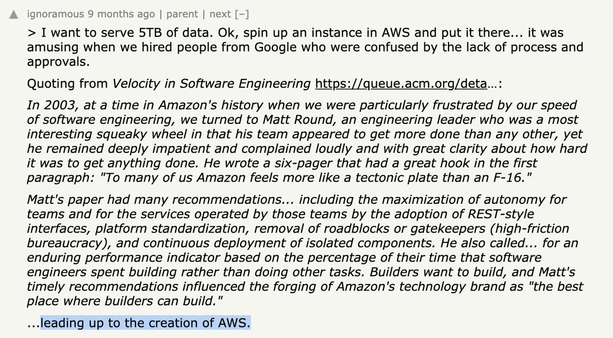 swyx 🌲 CascadiaJS on Twitter "The most valuable 6 pager in Amazon