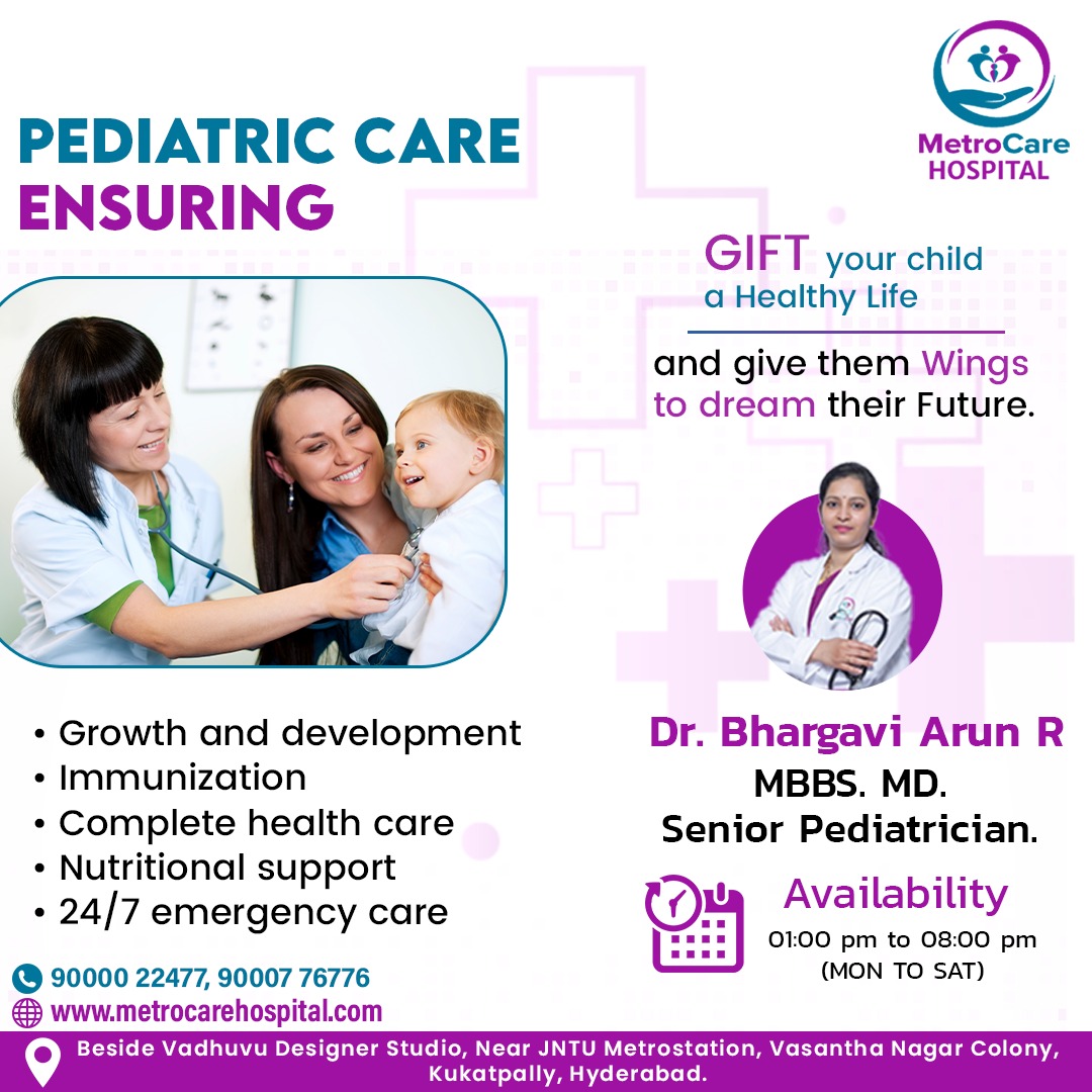 MetrocareH's tweet photo. PEDIATRIC CARE ENSURING

1.Growth and development
2.Immunization 
3.Complete health care
4.Nutritional support
5.24/7 emergency care https://t.co/gPTdSGPhY8