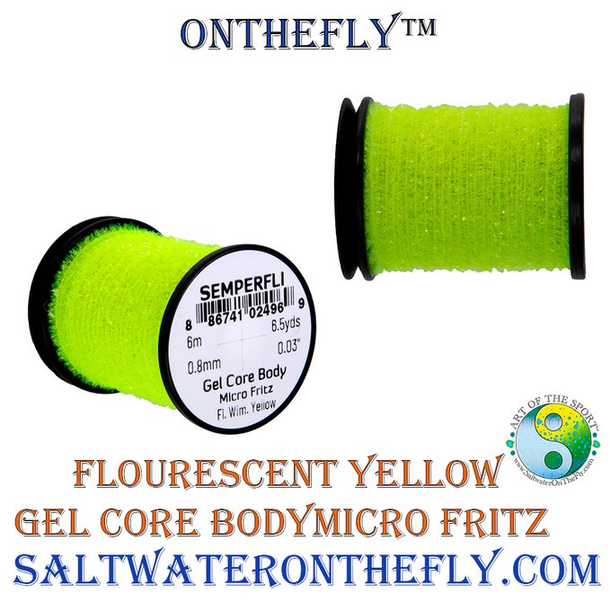 Saltwateronfly's tweet photo. Gel Core Micro Fl Wimbledon Yellow for that Hot Spot 
https://t.co/AY1noOCPup

:
#flyfishing #flytying #saltwaterflyfishing #onthefly #semperfli #muskieflies #striperfishing #steelheadflies #surffishing #tarponfishing https://t.co/WS53f00rtR
