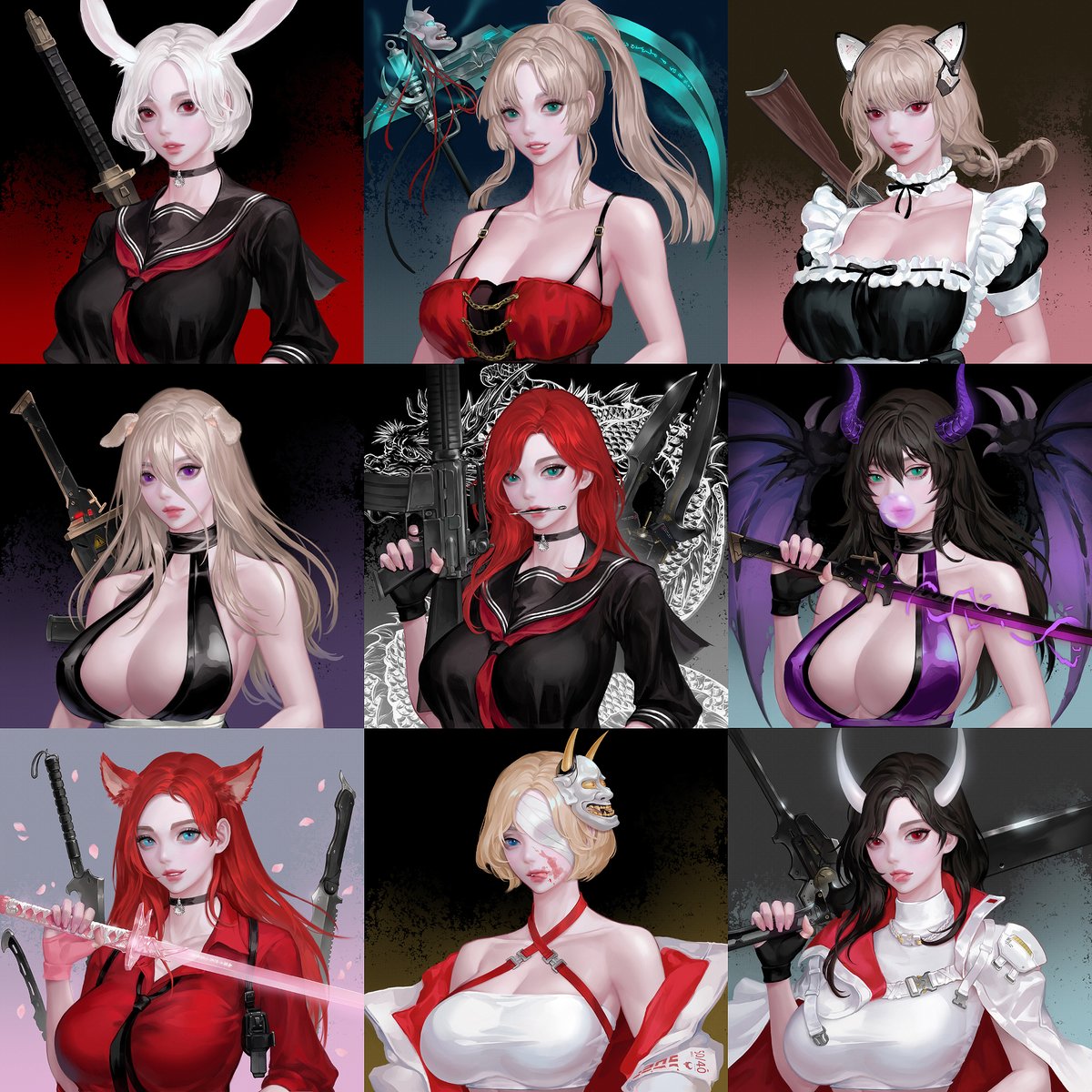 SENSHI collection💖

I gathered SENSHI and edited the image. Thank you to everyone else who supported me.🥹💖 I think I owe a lot to the project because I can start working on art through <a href="/GENESIS_SENSHI/">The Girls of Armament Redirect</a>.

I will continue to work on art. Please keep watching me grow.😄🔥