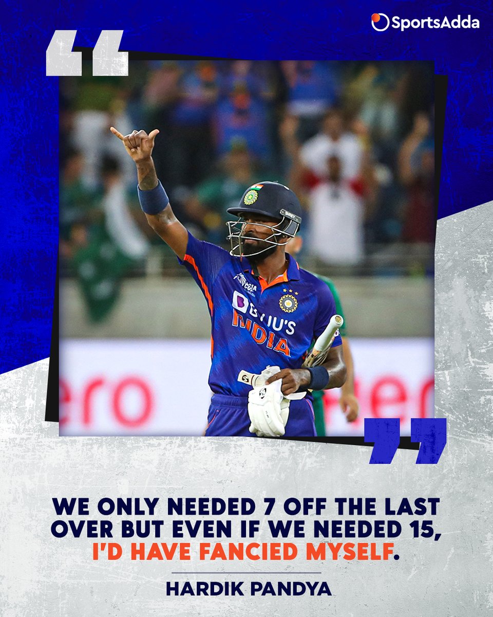sportsadda_'s tweet photo. #MondayMotivation 👉 To thrive and achieve the confidence levels of Hardik Pandya 💯😎

#hardikpandya #indvpak #asiacup2022 #asiacup #Cricket #teamindia https://t.co/1Mja1SCghV