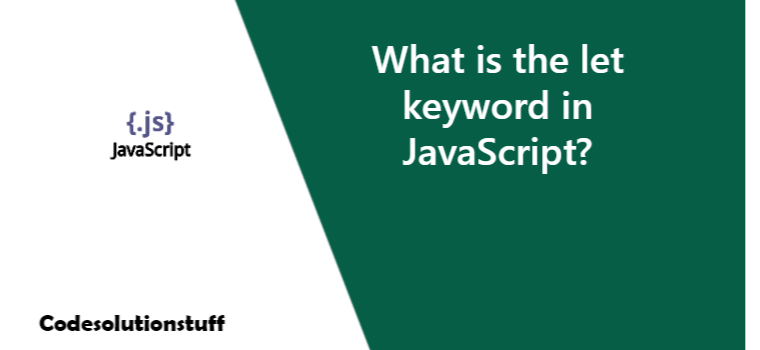 code_soln_stuff's tweet image. JavaScript uses the let keyword to declare variables.
#Blockscope #FunctionScope #JavaScript #let #letkeyword #var
codesolutionstuff.com/what-is-the-le…