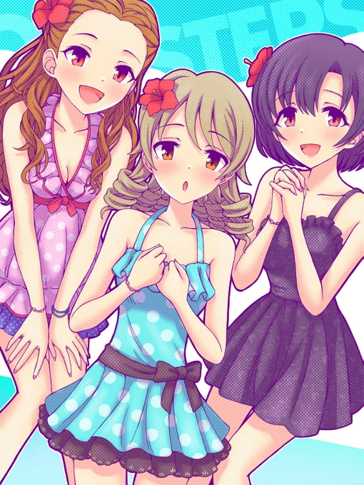 乃々誕生日おめでとう!!(2日遅れ)#森久保乃々 #関裕美 #白菊ほたる #ワンステップス 