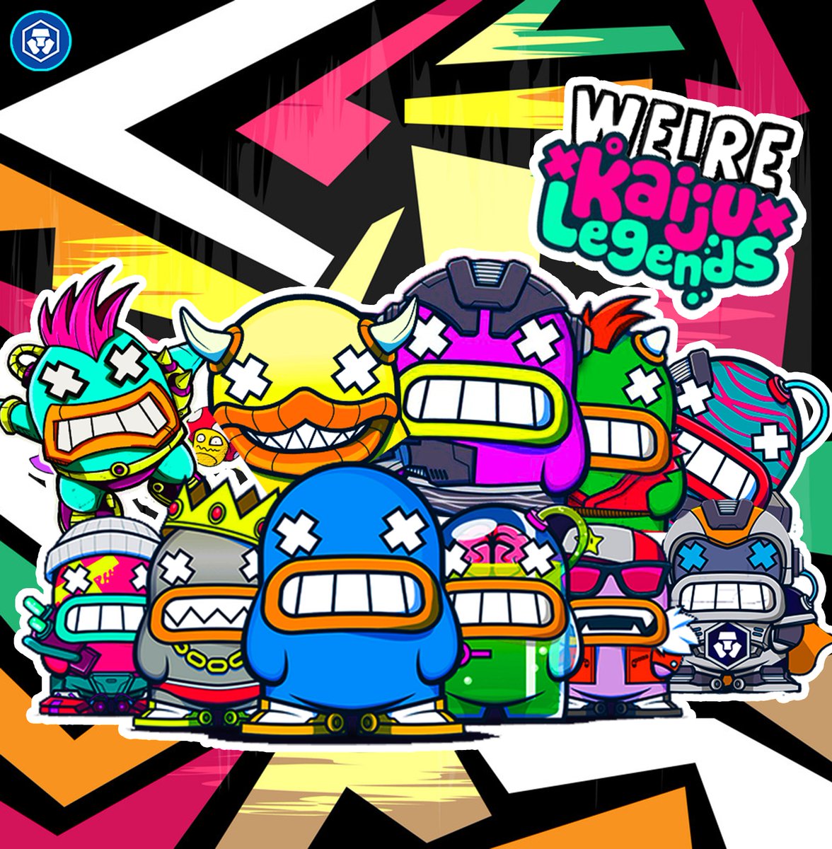 Here is my sticker submission! <a href="/KaijuLegendsNFT/">Kaiju Legends</a> #kaijulegendsNFT #CROfam #NFTs #NFTCommunity #DeFi #Giveaway #CRO #MEMECompetition