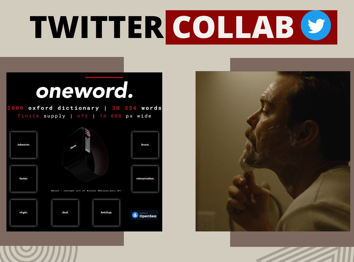 Collab Giveaway w/ BloodySeahorse🎉🎉🎉

TO ENTER:
1️⃣Follow <a href="/OneWordHodl/">oneword</a> &amp; <a href="/Bloodyseahorse/">BloodySeahorse Film Experience NFT *MINT IS LIVE*</a>
2️⃣❤️and RT
3️⃣ Tag 3

PRIZES:
🏳️1 FREE NFT from oneword
🏳️5 WL from BloodySeahorse

⏳24 hrs

#NFT #NFTs #collab #CollabGiveaway #NFTcollab #WLGiveaways #NFTcommunity  #FreeNFTs