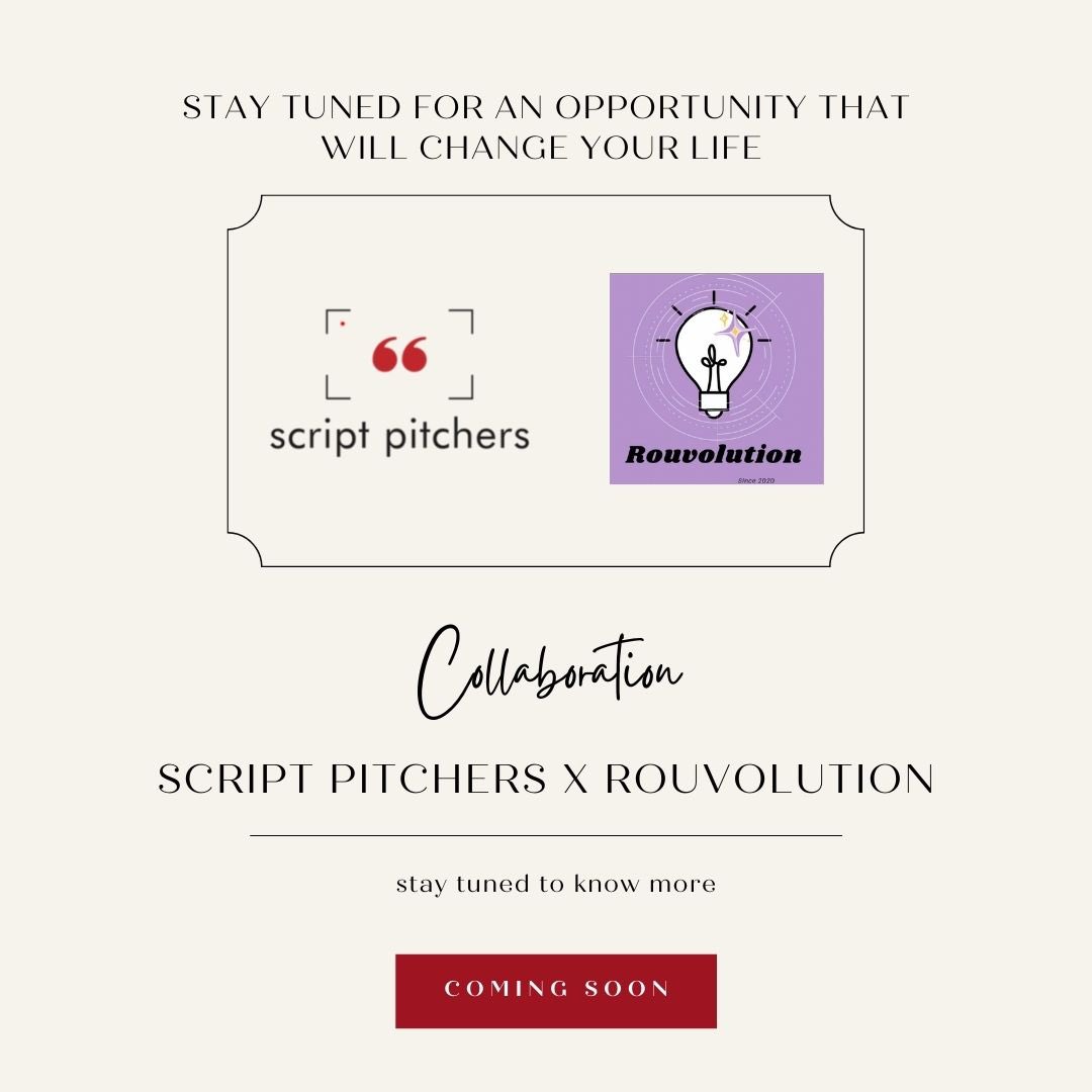 rouvolution's tweet image. Something exciting coming up for authors! 

Please follow @rouvolution and @scriptpitchers on Instagram to find out in time ✨ 

#scriptpitch #rouvolution #contest #writers #authorsofindia