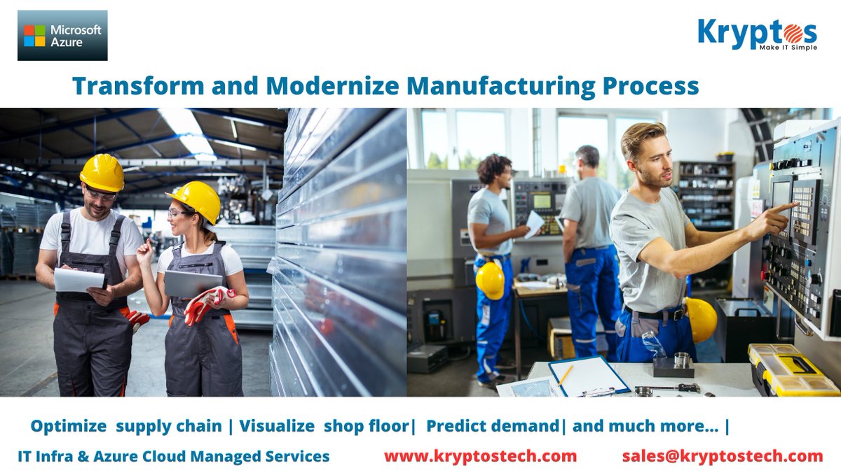 Kryptos_Tech06's tweet photo. Kryptos IT Infra & Azure Cloud Managed Services ensure continuous business performance by monitoring and optimizing your client’s IT Infrastructure.
#kryptostech #kryptoslife #software #business #cloud #work #experience #azure #manufacturing #infrastructure #help #productdesign https://t.co/UO7TS6uHUP
