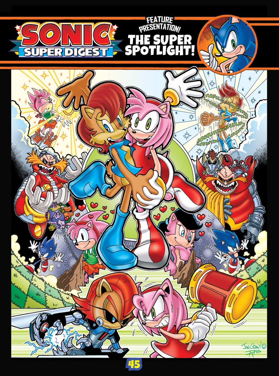 DailySallyAcorn's tweet photo. From Archie Sonic Super Digest #1 artwork by Jon Gray!
#ArchieSonic #SonicTheHedgehog #AmyRose #SallyAcorn #Sonic https://t.co/vekHbv5Akl