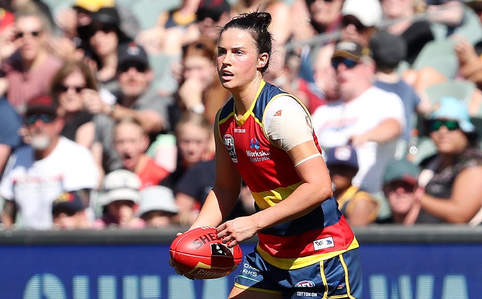 CrowsAFLW's tweet photo. Plenty to improve on ahead of this week’s game against Richmond 👉 https://t.co/BCyGjSQv9p https://t.co/LYuXOpZghD