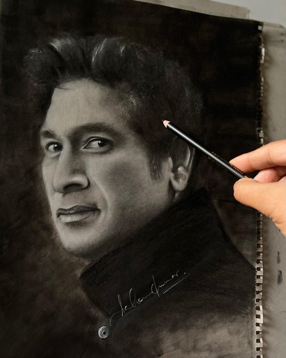 Salonikk's tweet photo. Loved sketching “The God of Cricket “
@sachin_rt  #Sketching #realistic #drawings #pencilsketch https://t.co/WCQUS9jnrV