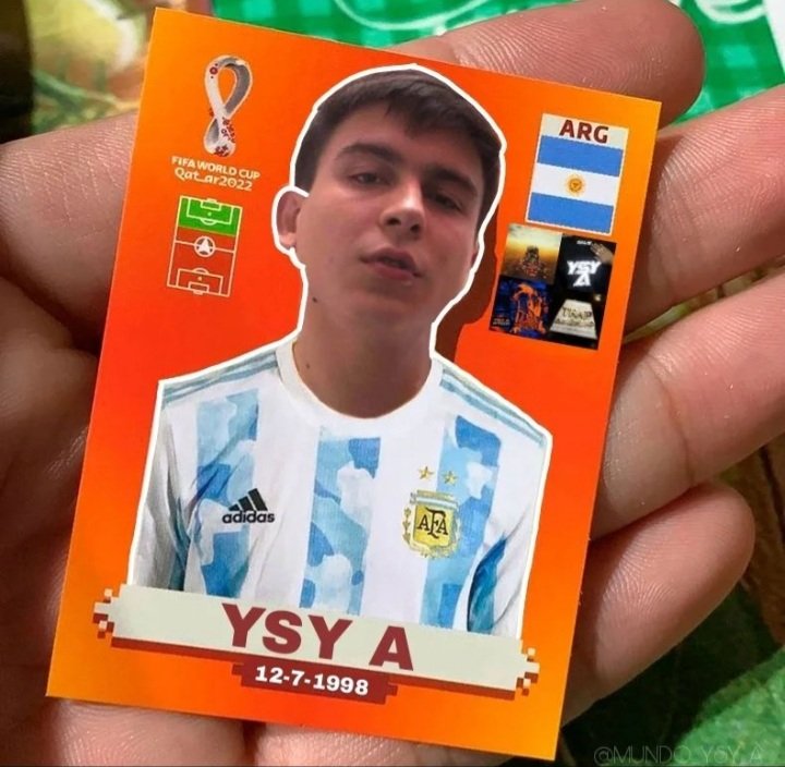 tengo la figurita mas importante al fin