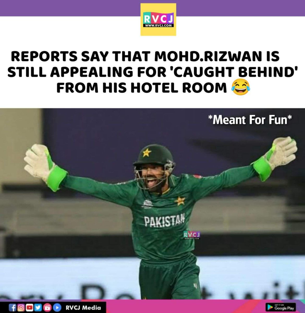 RVCJ_FB's tweet photo. Still Appealing 😅
#AsiaCup2022 #INDvPAK https://t.co/9ohgpK5RMw