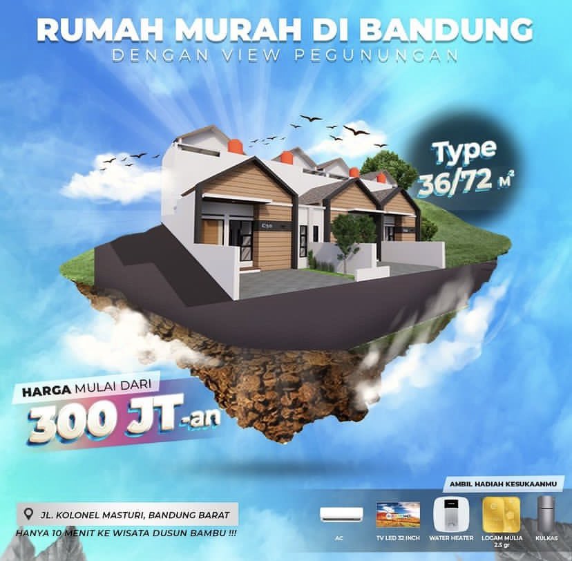 raudhatulaisy1's tweet photo. @hrdbacot Lagi promo nih Ada bonus menarik sama bisa custom design suka-suka, Hargnya mulai dari 300 jutaan aja Bisa KPR lagi, Lokasi di Bandung yaa.. Untuk lebih lanjut bisa lgsg DM yaa 🙋🏻‍♀️
#lapakcot https://t.co/7I493EqVA4