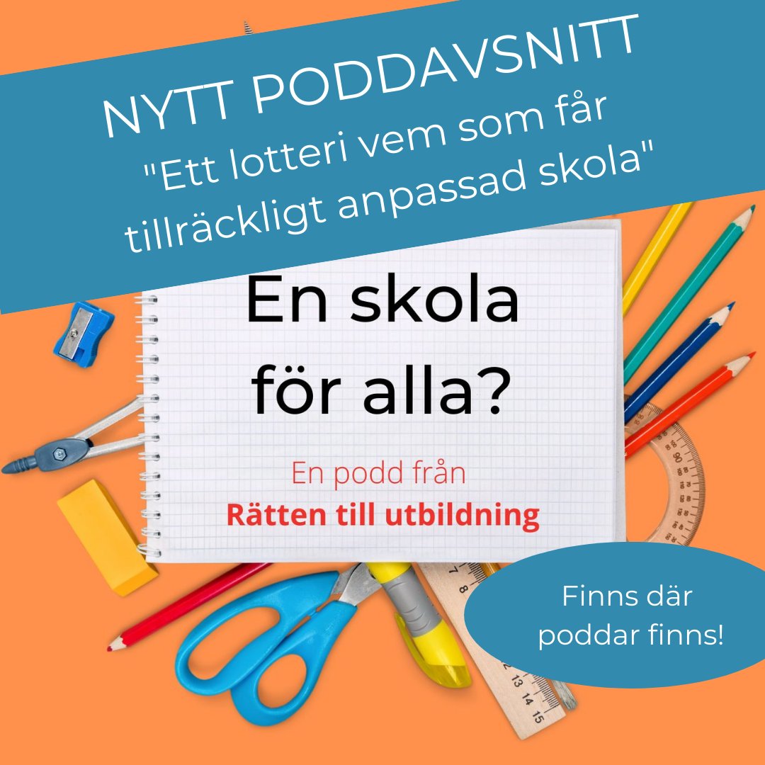 Riktigt coolt att vi  fått en intervju med Elisabeth Fernell, som är något av en nestor (nestora?) inom svensk forskning om autism och ADHD. Hör även Hanna, 17 år, med autism och hög begåvning om skillnaden mellan en dålig och en bra anpassad skola. 

Finns där poddar finns!