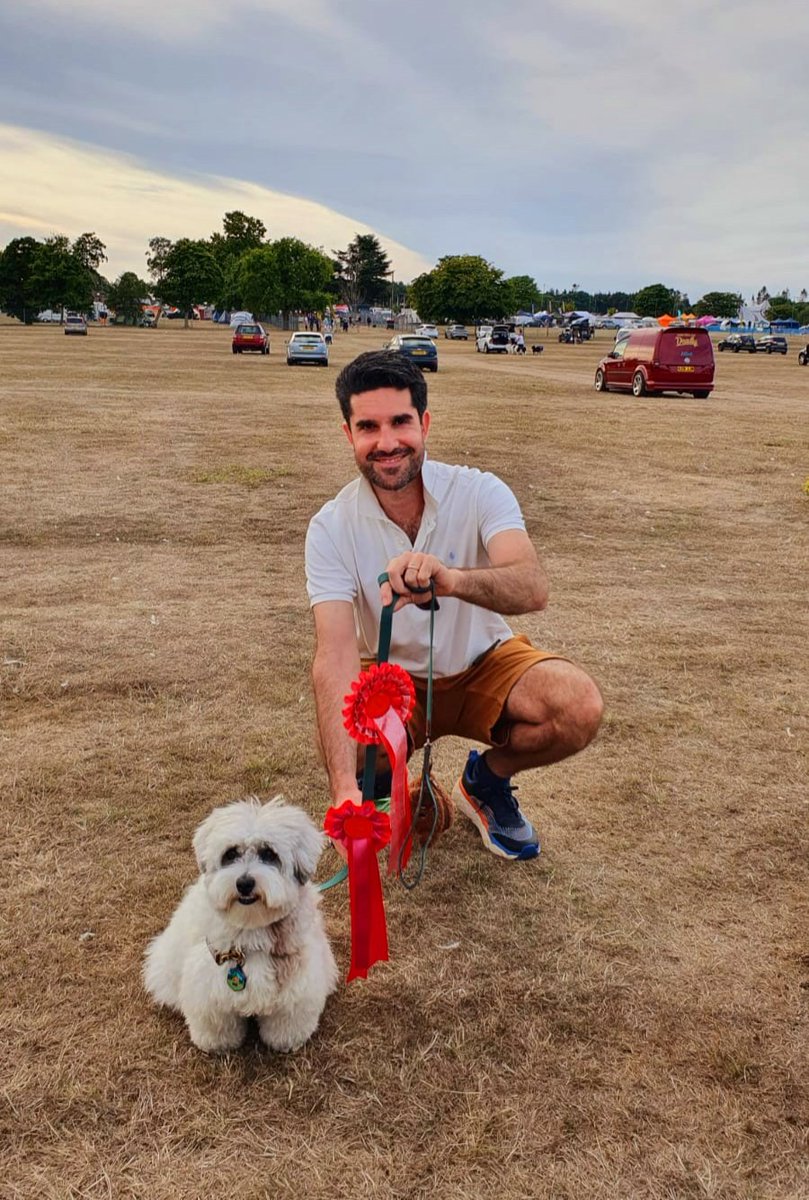 mare_poo's tweet photo. Best Crossbreed &amp; Best in Show in FUN DOG SHOW 2 #allaboutdogsshow 
I met my friend @Tomandtoto 🐾 as well.  Such a lovely Day.

#dog #dogsoftwitter #dogsarefamily https://t.co/NHGpIr9pas