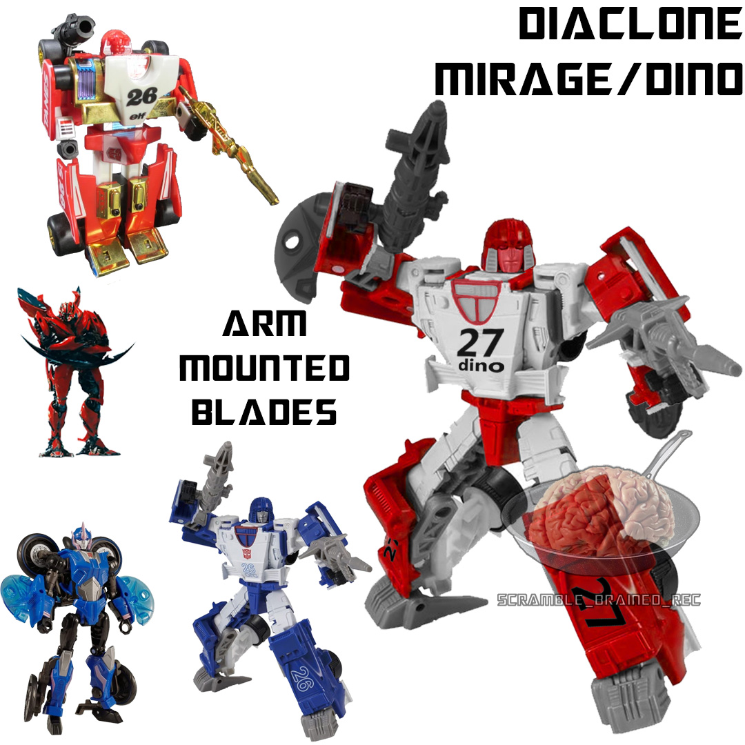 Scramble_Rec's tweet photo. my "pitch" for the next #transformersbuzzworthy 4 pack, I'm calling "Continuities Collide". included is: Volks, from the "Estrela Continuity", red Mirage (or Dino) from the "Diaclone Continuity", and lastly Double Punch and Antagony from the "Beast Wars Extended Continuity" https://t.co/kWpFBAyTs7