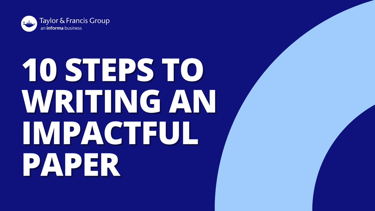 Taylor Francis Research Insights On Twitter Discover The 10 Essential Steps To Writing An Taylor francis research insights on twitter discover the 10 essential steps to writing an