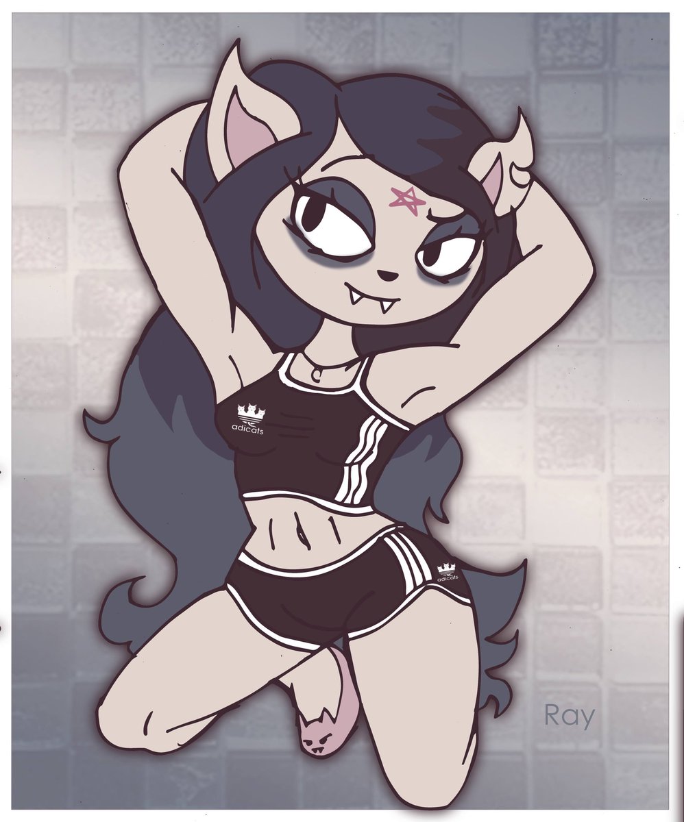 rayryantoons's tweet photo. Claire Custom #claire #thesummoning #cat #cartoon #pinup #addidas #fanart https://t.co/A9AC1XMBHo