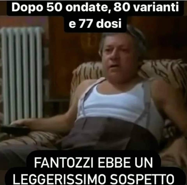 viaggrego's tweet photo. Dopo 50 #Ondate, 80 #Varianti e 77 #Dosi... anche #Fantozzi ebbe un leggerissimo #Sospetto! https://t.co/ltHPrlDJJM https://t.co/YUZNDCQJ6O