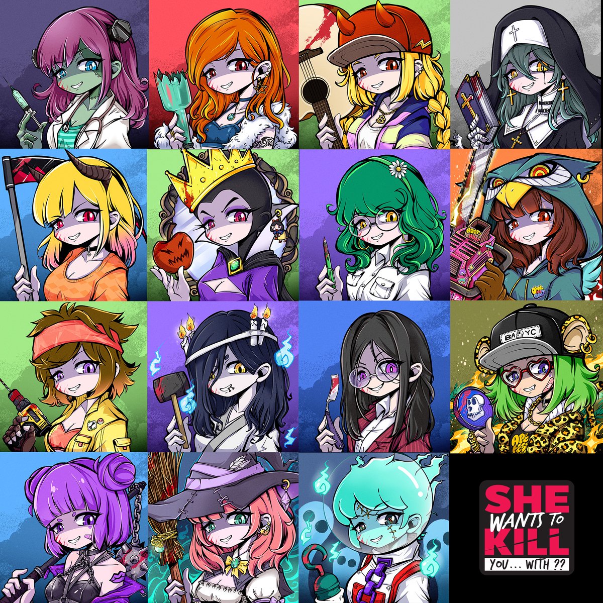 jminj_art's tweet photo. 🔪She Wants to Kill You with...??
...For you, what did she bring? can kill you all. Come close to me, If you want to try? 🔪😈
https://t.co/iGN4Ynj3J4

👀 Hold 3 killer girls in Collections, get 1 free custom with “She Wants to Kill” style 🔥

#NFTCommumity  #NFTThailand #pfpNFT https://t.co/b2gdhkl5mW