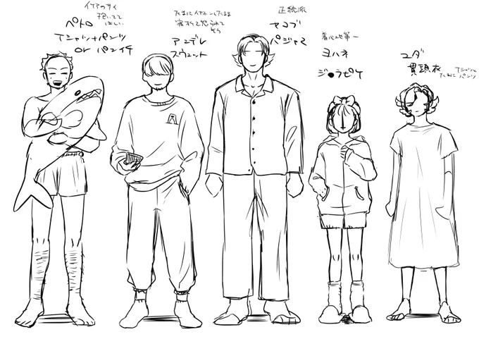 昨日描いたラフ。今日から毎日、寝る前一時間ほど時間取って絵を描こうと思って尻叩きフリート 