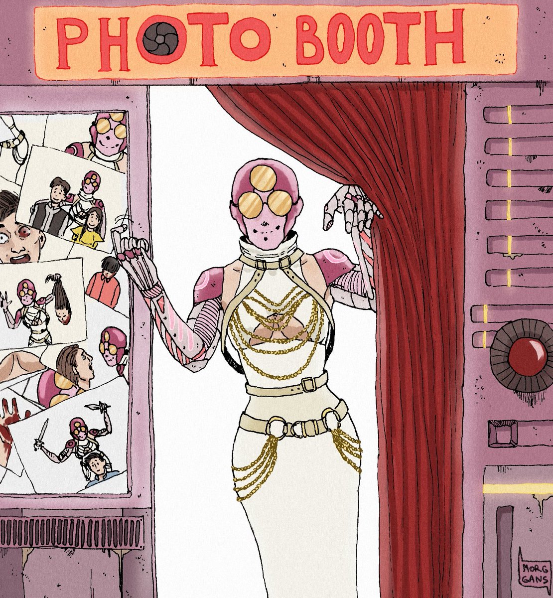 ⭕New drop⭕

"Your final photo (booth)"

Where would you go to take your last photo. Me? It certainly wouldn't be this booth xD

0.15 $ETH 

My entry for #etherstulist of @EtherStu -  "Robotic,Photo.Allure" 🔥🔥🔥

foundation.app/@Morgans/morga…