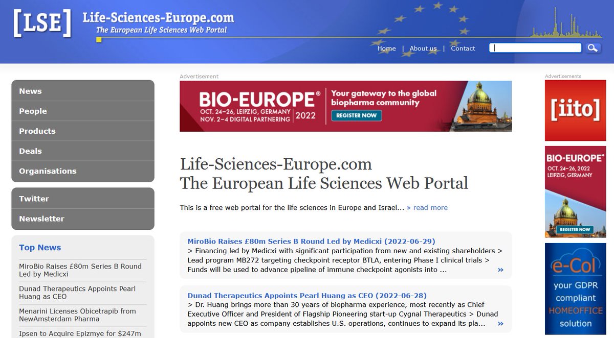 iitoLifeScience's tweet image. Polpharma Biologics, Formycon &amp;amp; Bioeq announce EU marketing authorization for to Ranivisio, a biosimilar to Lucentis for several serious retinal diseases b3cnewswire.com/202208292386/e… @PolpharmaB @formycon #Bioeq More European life science business news at [LSE] life-sciences-europe.com/news/vlfm-iito…