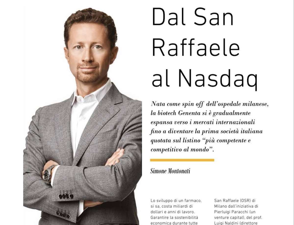 pigiparacchi's tweet photo. @GenentaScience (@Nasdaq $GNTA) on #MakingLife with #SimoneMontonati - @SanRaffaeleMI @NaldiniLab @INNOVUPnet @AssobiotecNews @Assolombarda @GruppoCDP @EneaTechBiomed @Cluster_LLS @clusteralisei https://t.co/sYzbck2Ve1