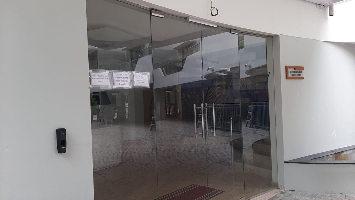 Spintly2's tweet photo. Spintly Smart Door Access Control System (3 in One) solutions were successfully installed at residential property PVS 50Crossroads in Kozhikode.
Contact us for wireless access solutions: https://t.co/6cYUJbyTHL
#Spintly #accesscontrolsystems #smartphonebasedaccess #AccessControl https://t.co/yh6XLWONQN