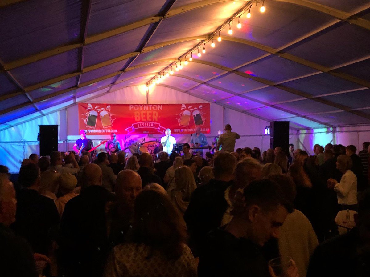 PoyntonFC's tweet photo. Next weekend brings our 11th annual beer fest. Amazing to see how it’s grown with so many fantastic people and local companies involved. 

Whilst Friday and Saturday evenings are ticket only, Saturday daytime until 6pm is free entry and Sunday free throughout 🍻🎸🥯🍕 https://t.co/TutENVxhyF