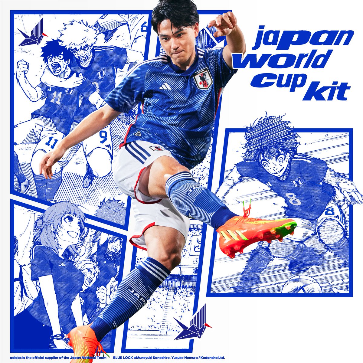 Japan Football Shirts on X Adidas Japans anime promo shots for the new  home shirt featuring various players httpstcoMEqHBY6B9c  X