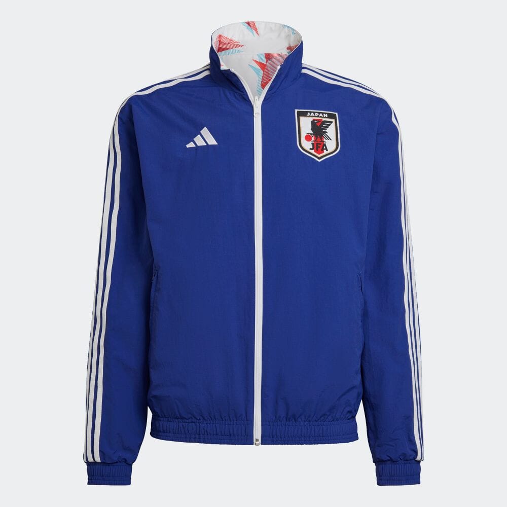 JLeagueShirts's tweet photo. REVERSIBLE Japan "anthem jacket" 2022! https://t.co/NUzdUnDPrs