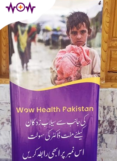 WoWHealthPK1's tweet photo. WoW Health Pakistan saving lives in Charsadda, in partnership with CHEF International.

Flood victims can call us 24/7 on our Flood Relief Hotline: 0335-5558626

#WoWHealthPK #FloodsInPakistan #FloodRelief #Pakistan #PakistanFloods https://t.co/ErNAj3lvDO