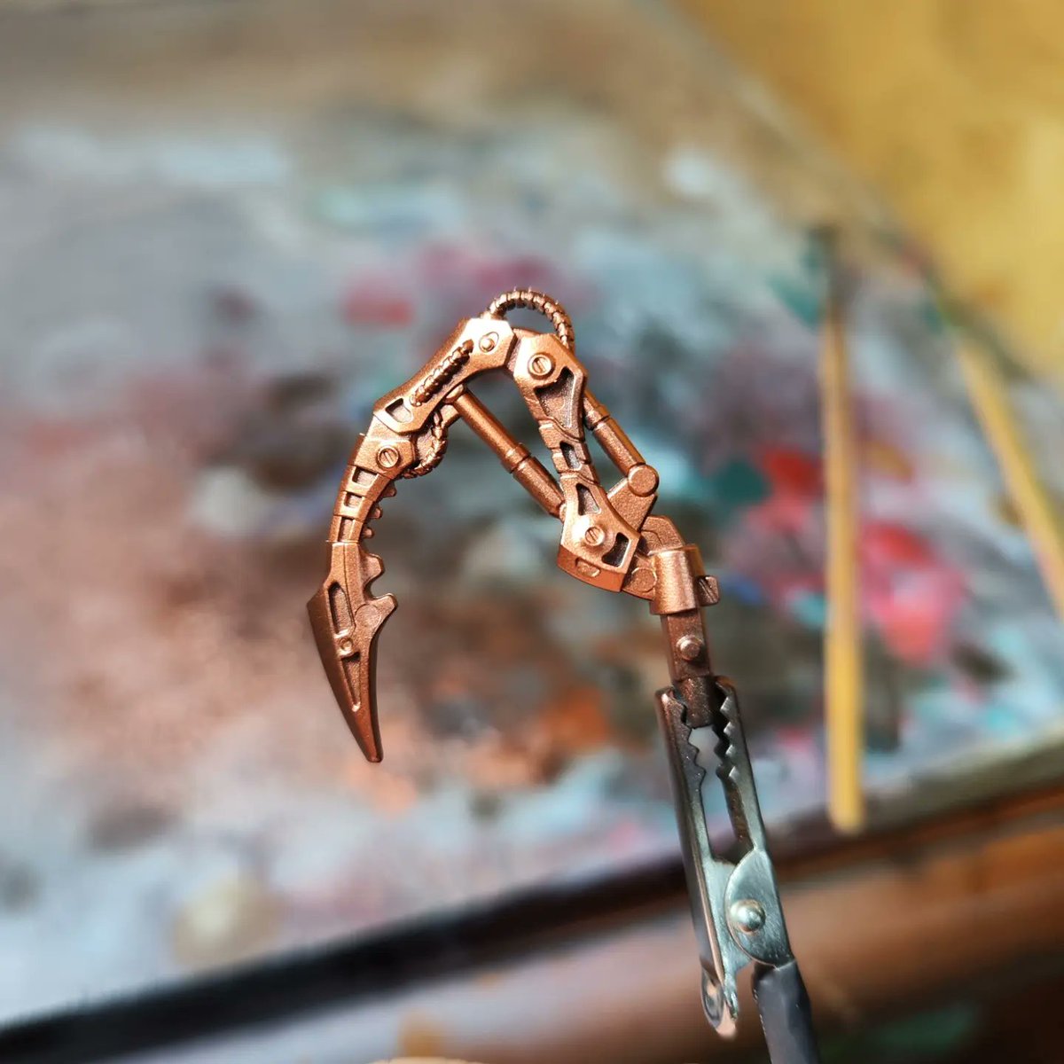 HobbyLifeStudio's tweet photo. 1/35 ZW18 Spideath
ลงสีโครงในเรียบร้อยแล้ว ตัวนี้ไม่ต้องเนี๊ยบมากเพราะเราจะเน้นทำเก่าๆพังๆไปเลย
5วันก่อนส่งงานAK
#TakaraTomy #Zoids #ZoidsWild #Spideath https://t.co/qoVlyeL2Td