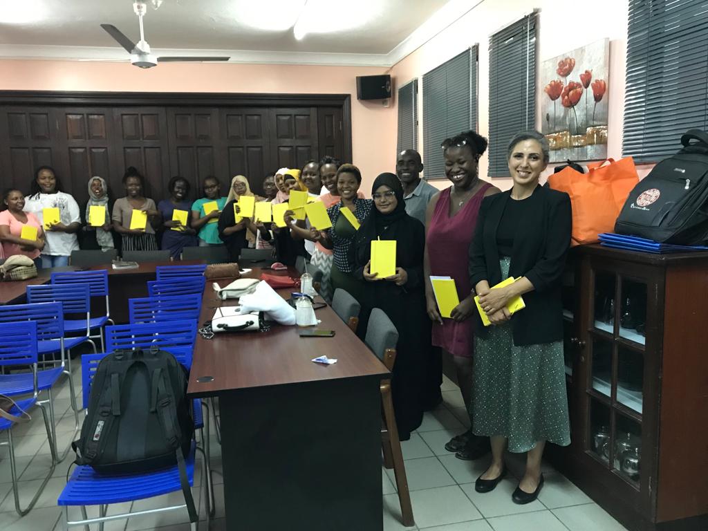 Ms. Shapari Taxell, the Project Sunshine Director of Programs at Bomu Hospital. Ms. Taxell has made a dedicated visit to Kenya to train Bomu volunteers and to discuss potential for stronger ties between Bomu Hospital and Project Sunshine