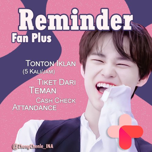 ZhongChenle_INA's tweet photo. 📢 FANPLUS REMINDER

📌 Collect Cash &amp; Vts for Chenle's Birthday Vote
📌 VOTE CHENLE on "Voting Event for Idols born in November"
🖇️https://t.co/o5ZoaEgDFy

#CHENLE #천러 #NCT천러 #엔시티천러 https://t.co/BjN6j9UEWh
