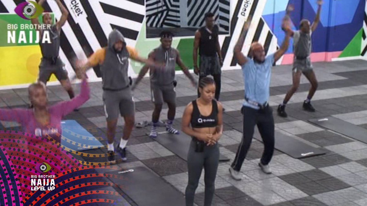 BBNaija's tweet photo. It's a new day and a new week! Join the #BBNaija Level Up Housemates as they leave all their frustrations in the Arena this morning.

@getpocketapp
 
Click https://t.co/yG6ePTvnv2 for more updates. https://t.co/dMVjWyPcAh
