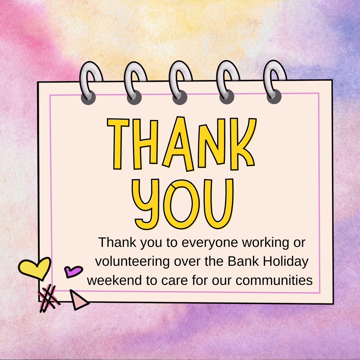 A big shout out and thank you to all the wonderful people working this bank holiday weekend. 

A special thank you to the amazing care colleagues for keeping our residents and service users safe, well and cared for ⁦@TheCornwallCare⁩ #CareSuperStars  #ThankYou 💚