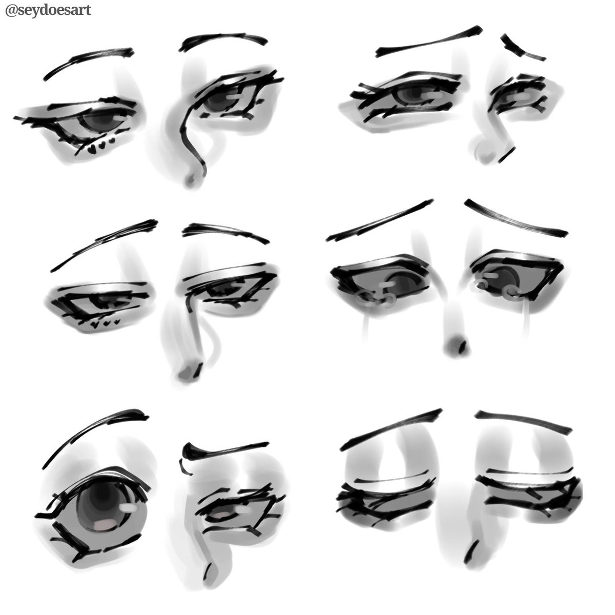 seydoesart's tweet photo. eye sketches https://t.co/pexDgjsXOx