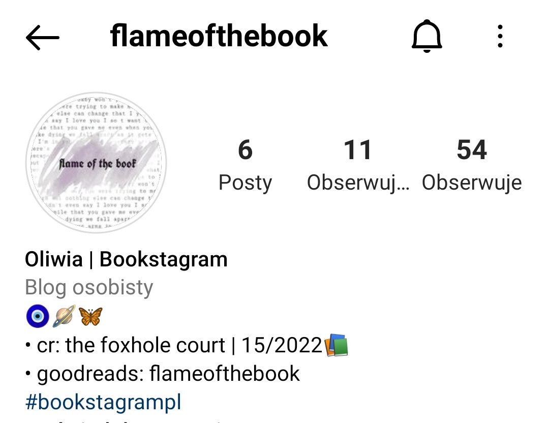 Wiem, że mam bardzo małe zasięgi, ale zapraszam na bookstagrama, który prowadzi <a href="/4NGEL0U/">olivia ♡'s sanny and ola! | WILL SEE SHAWN</a>! instagram.com/flameofthebook…
