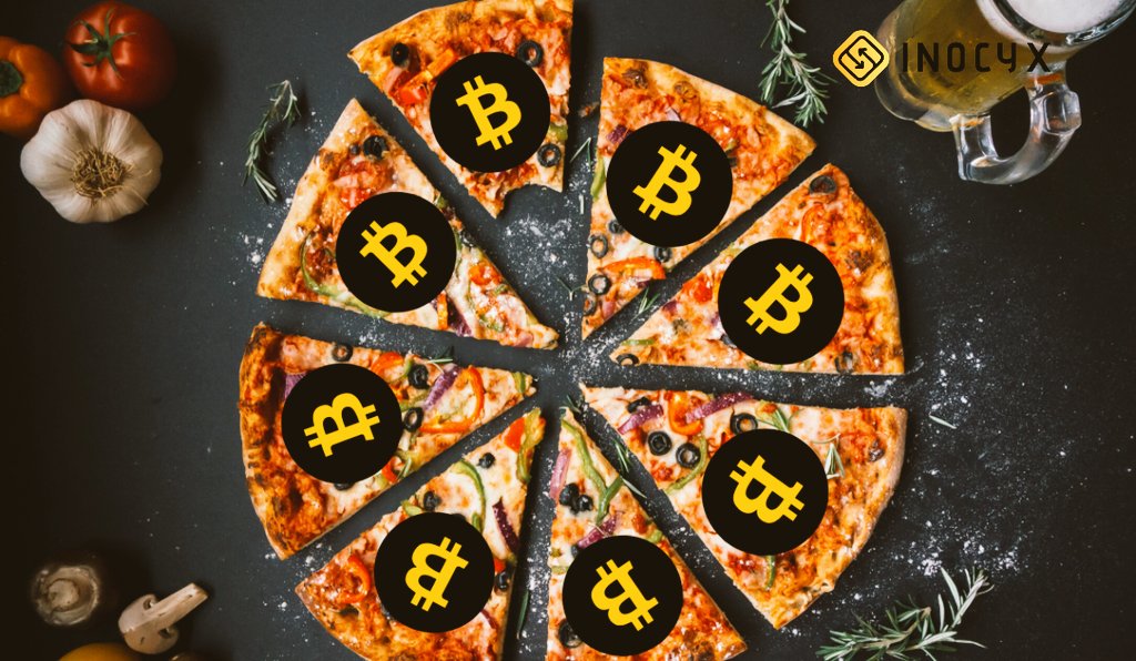 INOCYX's tweet photo. Did you know #Cryptosiats!
On May 22 2010, Jeremy Sturdivant a 19-year old earned 10,000 #BTC by purchasing 2 #PapaJohnsPizza &amp; delivering it to Laszlo Hanyecz. If calculated those 2Pizza price @ present it's ₹16 Billion. #Crypto a language of money.
#iyxtoken #inocyx #inocyxnft https://t.co/Qwl3eNCnF6